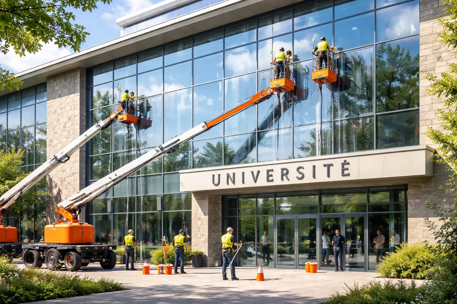 lavage vitre universite - 2 Lavage de Vitres pour Universités à Montréal et les Environs | Groupe Impec